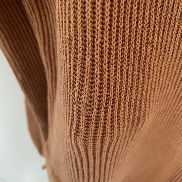 Free People Picnic Sweater Romper - Orange - Picture 4 of 4